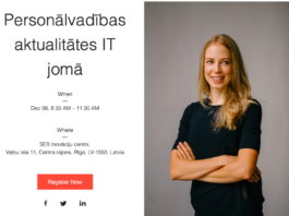 Personālvadības brokastis – IT risinājumi personālvadības jomā!